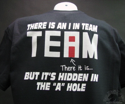 a team t shirt